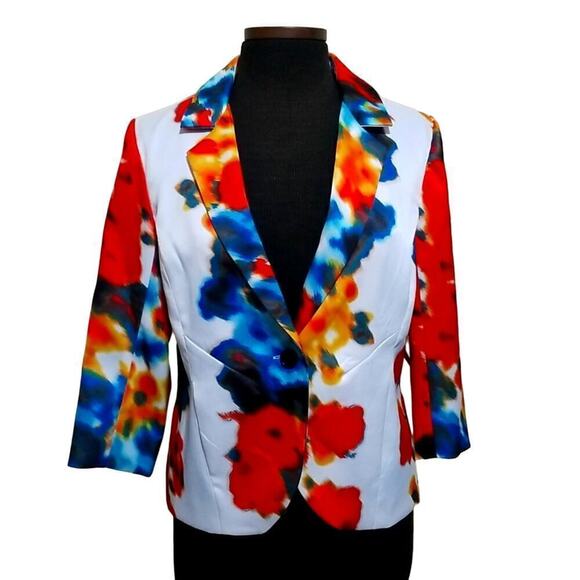 New Direction Multicolored Blazer size Medium NWT - Picture 1 of 7